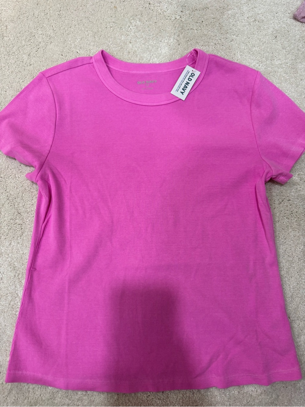 Old Navy Short-Sleeve Crewneck Tee Set - Yellow, Plum, Hot Pink, White - Picture 2 of 5